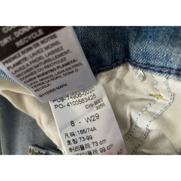 LEVI’S Signature Gold Mid-Rise Capri Jeans sz 8 - Picture 5 of 9